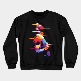 Football Player Crewneck Sweatshirt